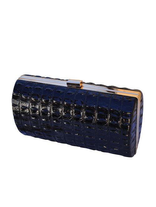 black leatherette clutch - 10696413 - Very Small Image - 1