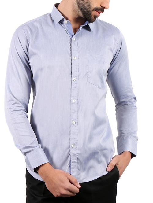 Solemio Poly Cotton Shirts For Men's - 10698645 - Very Small Image - 1