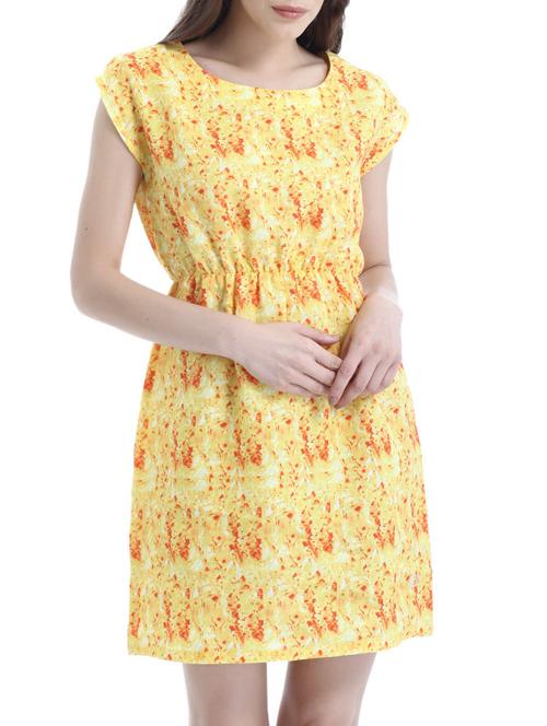 yellow linen dress - 10700539 - Very Small Image - 1