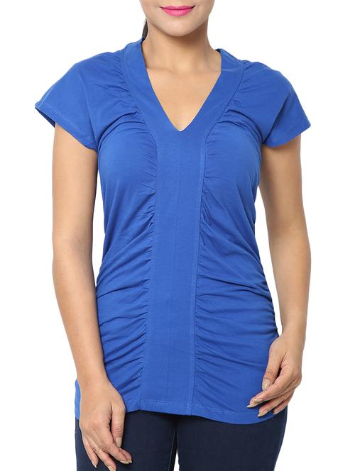 blue cotton top - 10700612 - Very Small Image - 1