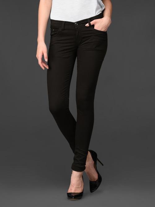 stretchable plain cotton chinos - 1070504 - Very Small Image - 1