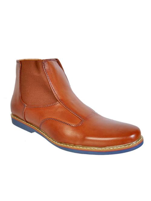 tan leatherette boots - 10705426 - Very Small Image - 1
