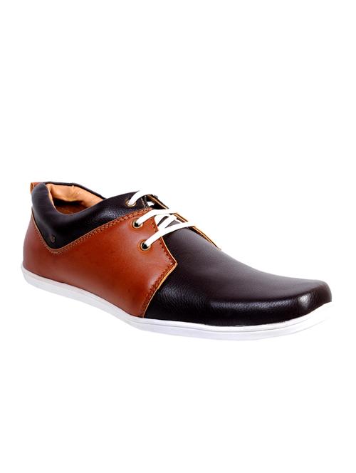 brown leatherette shoes - 10705465 - Very Small Image - 1