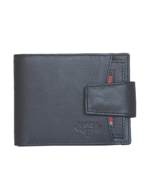 black leather wallet - 10706126 - Very Small Image - 1
