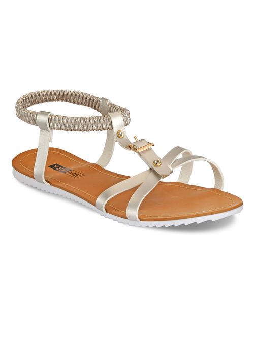 silver leatherette sandals - 10706189 - Very Small Image - 1