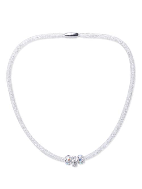 white alloy necklace - 10706301 - Very Small Image - 1