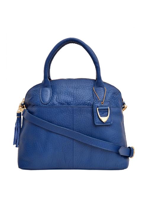 hidesign ramanga blue leather satchel - 10707306 - Very Small Image - 1