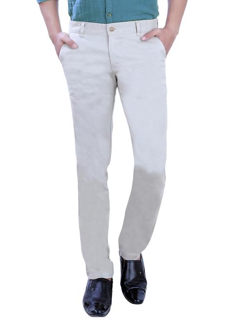 grey polyester casual trousers - 10707661 - Very Small Image - 1