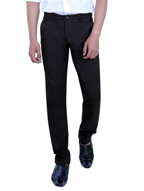grey cotton chinos - 10707679 - Very Small Image - 1