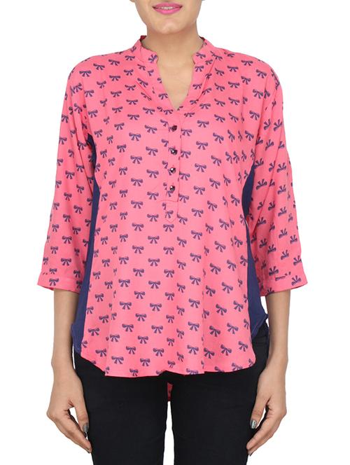 pink cotton shirt - 10708901 - Very Small Image - 1