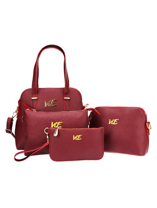 red leatherette handbag - 10709105 - Very Small Image - 1