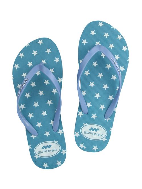 blue leatherette flip flops - 10711419 - Very Small Image - 1