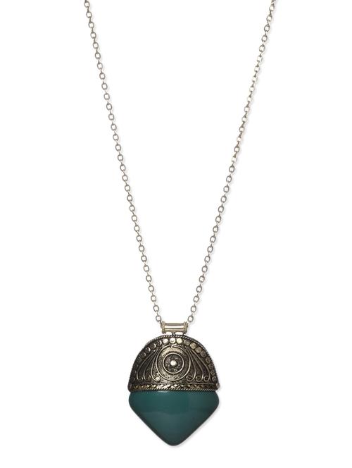 blue metal alloy necklace - 10711505 - Very Small Image - 1