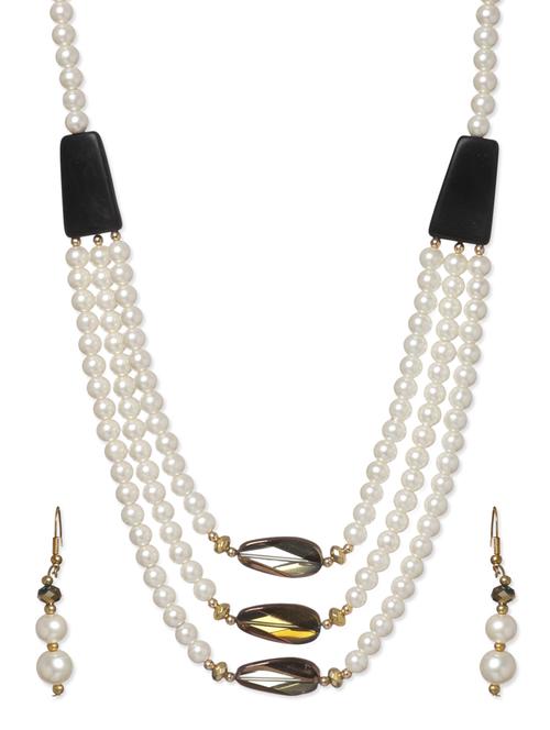 white acrylic necklace - 10711516 - Very Small Image - 1