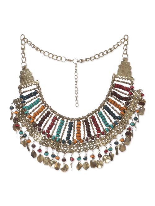 multicolor acrylic necklace - 10711530 - Very Small Image - 1