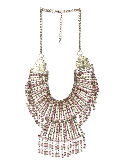 multicolor acrylic necklace - 10711532 - Very Small Image - 1