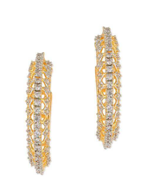 fasherati open bali style gold plated earrings - 10711764 - Very Small Image - 1