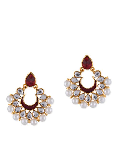 red metal alloy earring - 10711796 - Very Small Image - 1