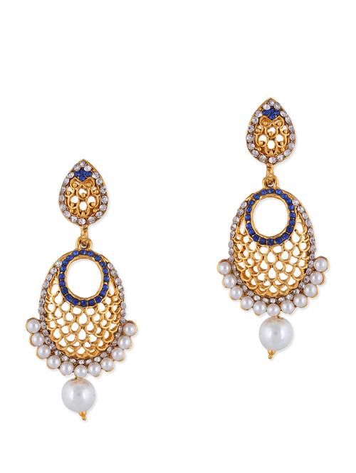 gold metal alloy earring - 10711811 - Very Small Image - 1