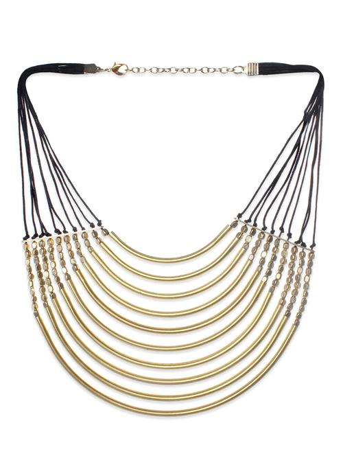 gold brass necklace - 10712802 - Very Small Image - 1