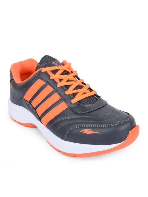 orange pu, mesh sport shoes - 10717091 - Very Small Image - 1