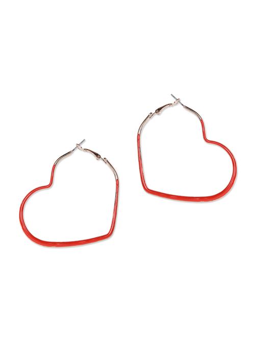 red heart metal earrings - 1071970 - Very Small Image - 1
