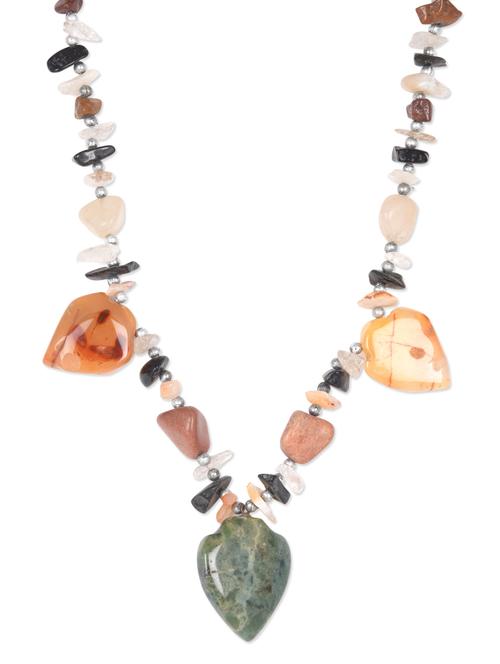 multicolored embellished statement necklace - 1072078 - Very Small Image - 1