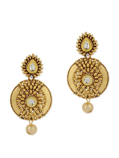 gold metal alloy earring - 10721930 - Very Small Image - 1