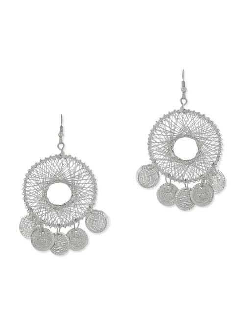 silver metal alloy earring - 10721937 - Very Small Image - 1