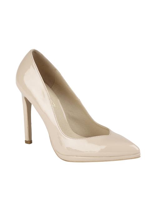 nude patent leather pumps - 10722344 - Very Small Image - 1