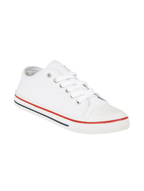 white leatherette sneaker - 10722459 - Very Small Image - 1