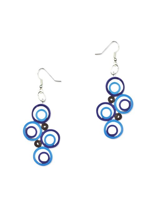 blue non metal alloy earring - 10725427 - Very Small Image - 1