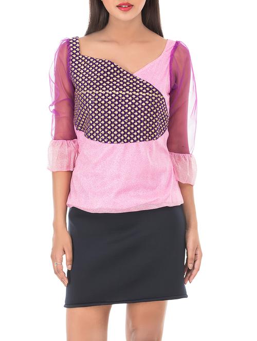 multicoloured net dress - 10726393 - Very Small Image - 1