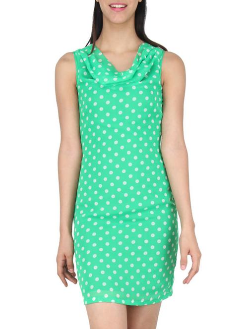green polyester dress - 10733517 - Very Small Image - 1