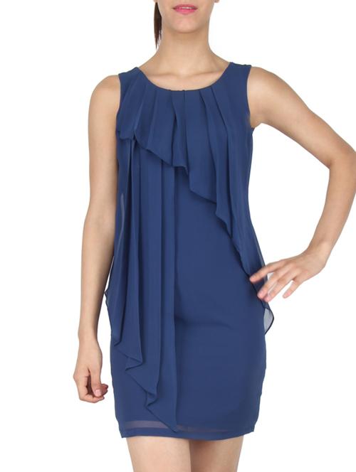blue polyester dress - 10733520 - Very Small Image - 1