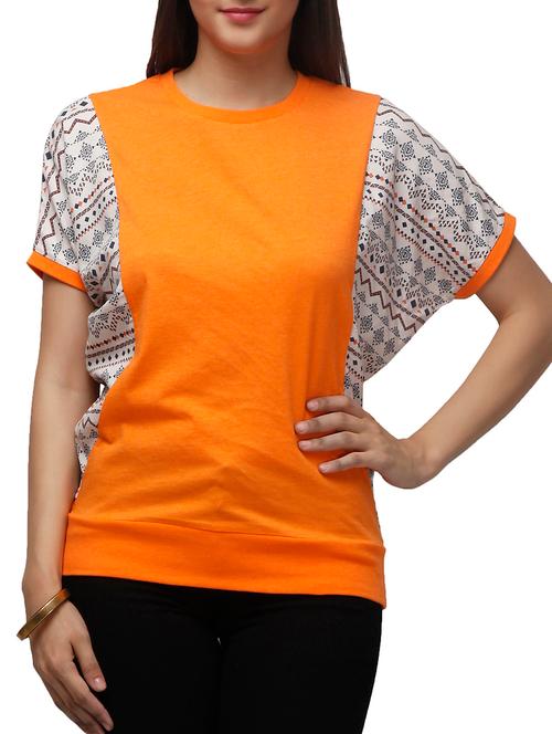 orange cotton top - 10734302 - Very Small Image - 1