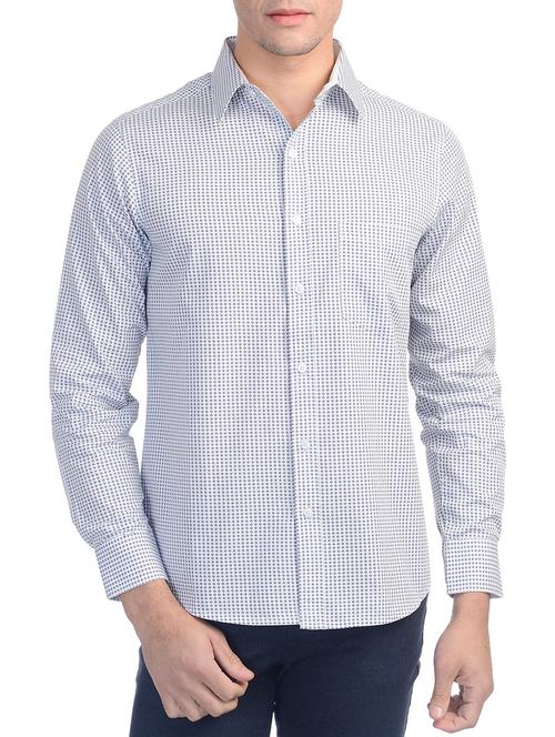 white cotton casual shirt - 10736520 - Very Small Image - 1