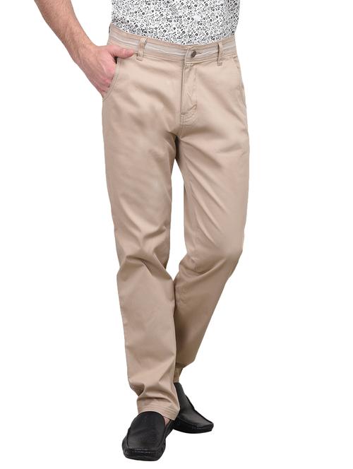 beige cotton trouser - 10736849 - Very Small Image - 1