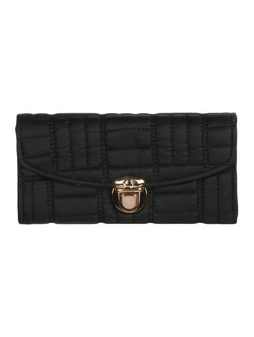 black leatherette clutch - 10737026 - Very Small Image - 1
