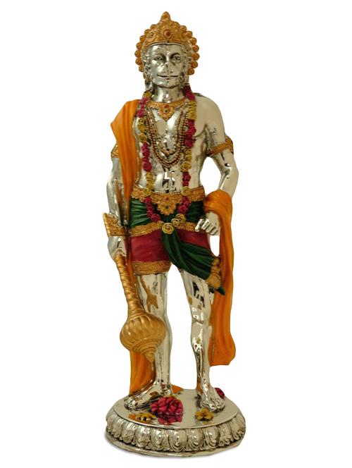 hanuman standing 11 inch idol murti statue for home and office - 10737058 - Very Small Image - 1