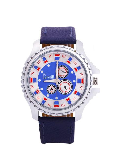 cavalli men's blue analog watch - 10738436 - Very Small Image - 1