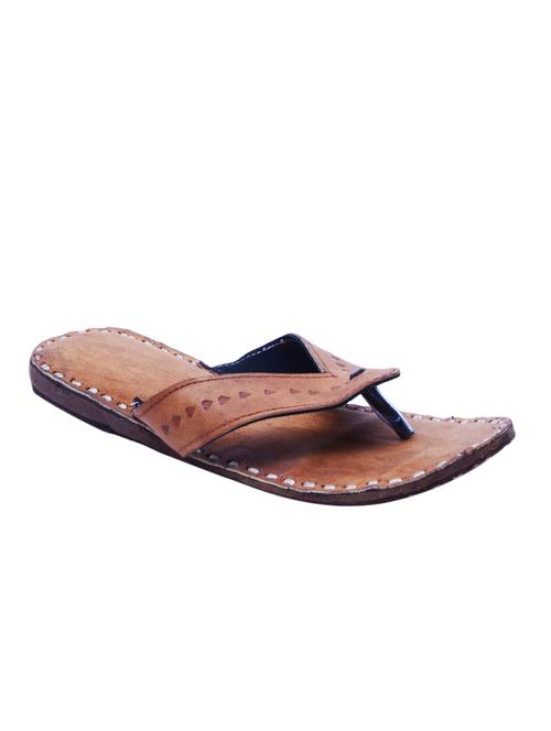 brown leather slippers - 10740885 - Very Small Image - 1