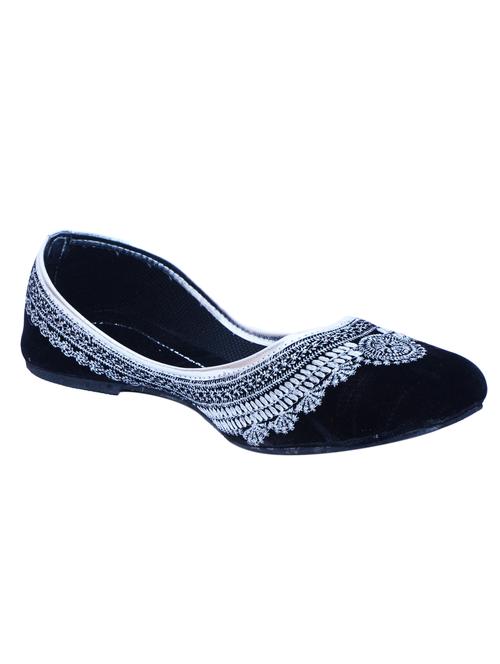 black cotton jutis & mojaris - 10740916 - Very Small Image - 1