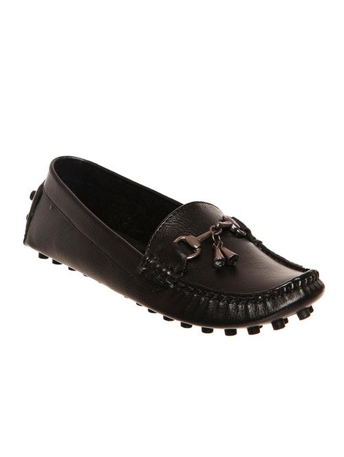 black leatherette loafers - 10743377 - Very Small Image - 1