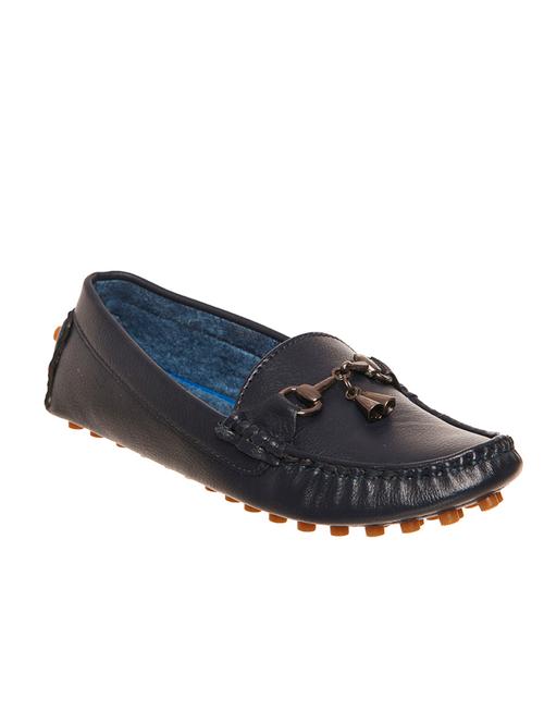 blue leatherette loafers - 10743379 - Very Small Image - 1