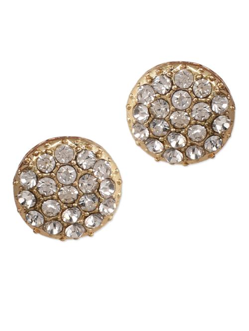 gorgeous sparkling rhinestone round studs - 1075075 - Very Small Image - 1