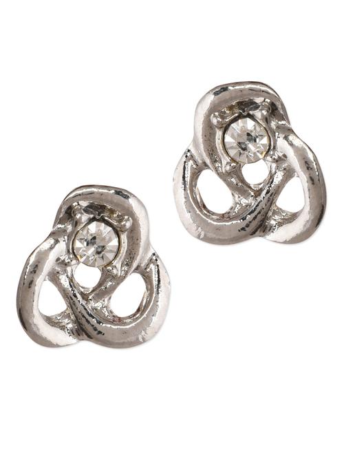 silver looped small studs - 1075086 - Very Small Image - 1