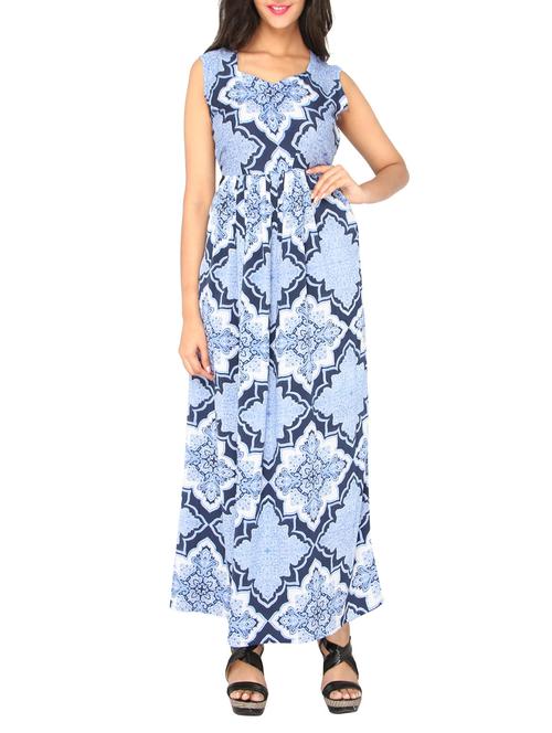 blue polyester dress - 10756137 - Very Small Image - 1