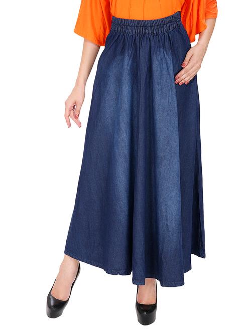 blue denim skirts - 10757115 - Very Small Image - 1