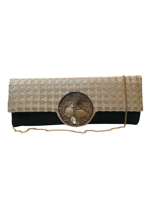 black silk clutch - 10761294 - Very Small Image - 1